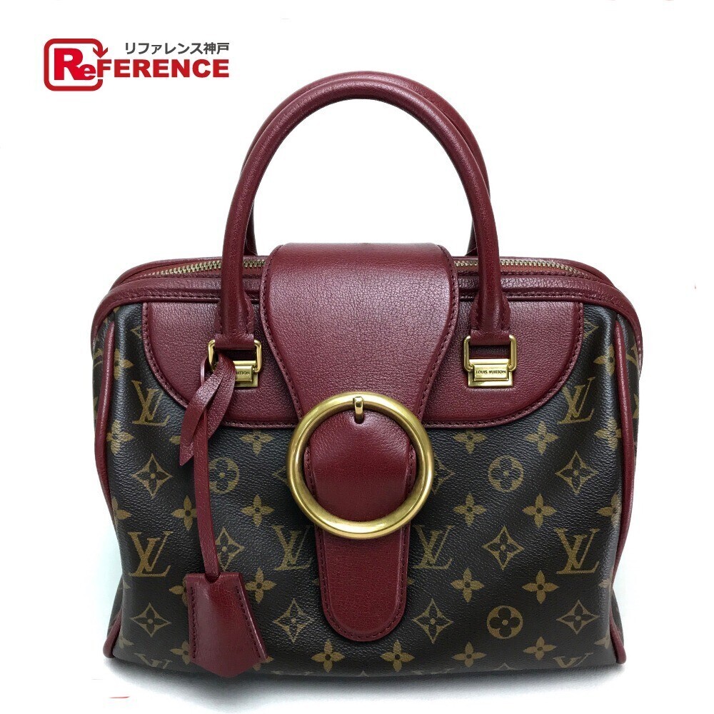 Louis Vuitton Monogram Golden Arrow Speedy Bag Bordeaux Brown